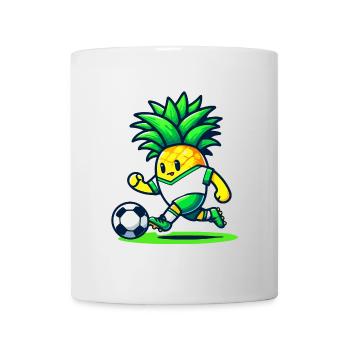 Gardien de but ananas : la star du football - Mug blanc - blanc - Devant