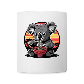 Funny Koala Bear Ramen Noodles Koala Bear Koala - Mug - white - Front