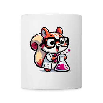 Chemist Coon: The Lab Genius - Mug - white - Front