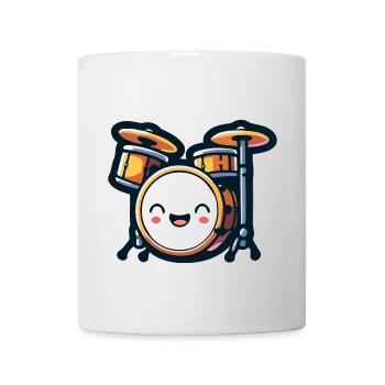 Rhythmic Rumble: The Drum Set Delight - Mug - white - Front