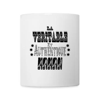 La Véritable et Authentique Maman - Mug blanc - blanc - Devant
