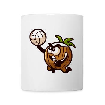 Spike the Volleyball Acorn - Mug - white - Front