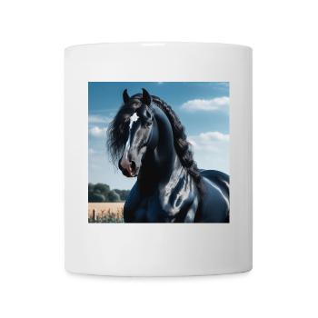 L’élégance du cheval - Mug blanc - blanc - Devant