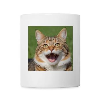 Katze - Tasse - Weiß - Vorne
