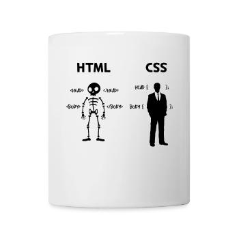 Developer Programmierer Coden Css Skripting Code - Tasse - Weiß - Vorne