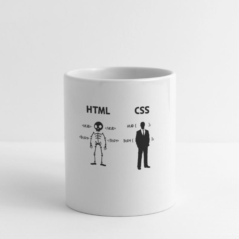 Développeur Programmeur Coden Code de script CSS Mug blanc