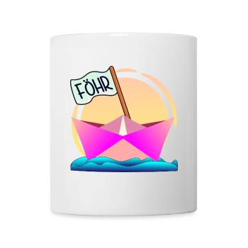 BOOTFAHREN FÖHR INSEL - Tasse - Weiß - Vorne