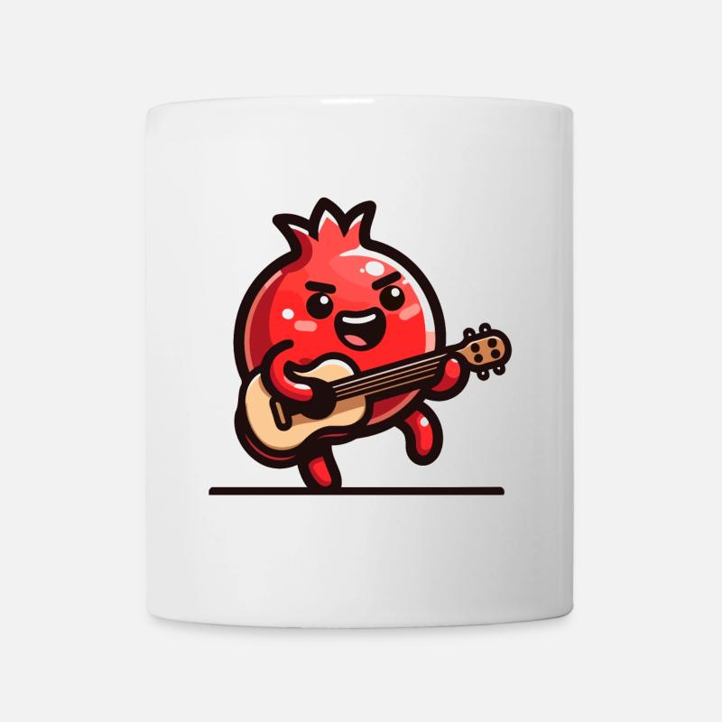 Granatapfel-Melodie - Tasse - Weiß