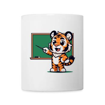 Die Klasse von Professor Tiger - Tasse - Weiß - Vorne