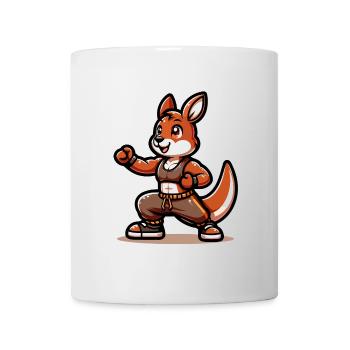 Kickin' Kangaroo Sensei - Mug - white - Front
