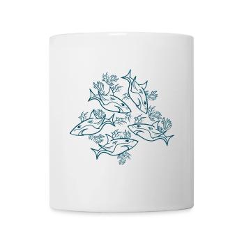 Ocean Animals Lover Sharks - Mug - white - Front