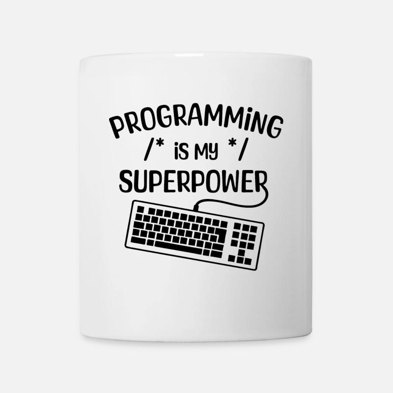 Computerfreak Statement Developer Programmierer - Tasse - Weiß