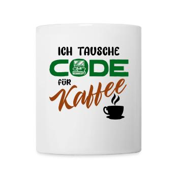 Code de développeur de logiciels programmeurs - Mug blanc - blanc - Devant