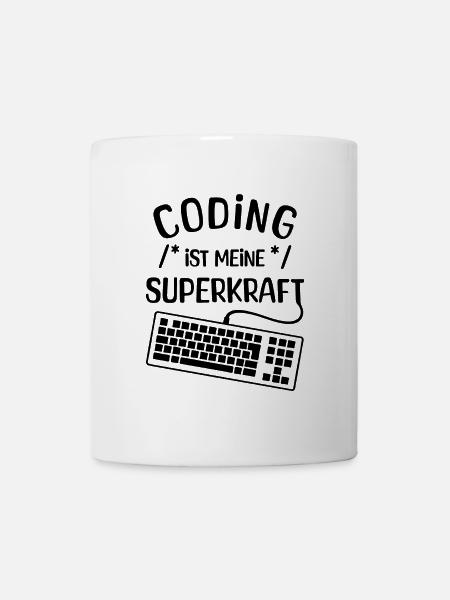 Computer Code Statement Developer Computerfreak - Tasse - Weiß