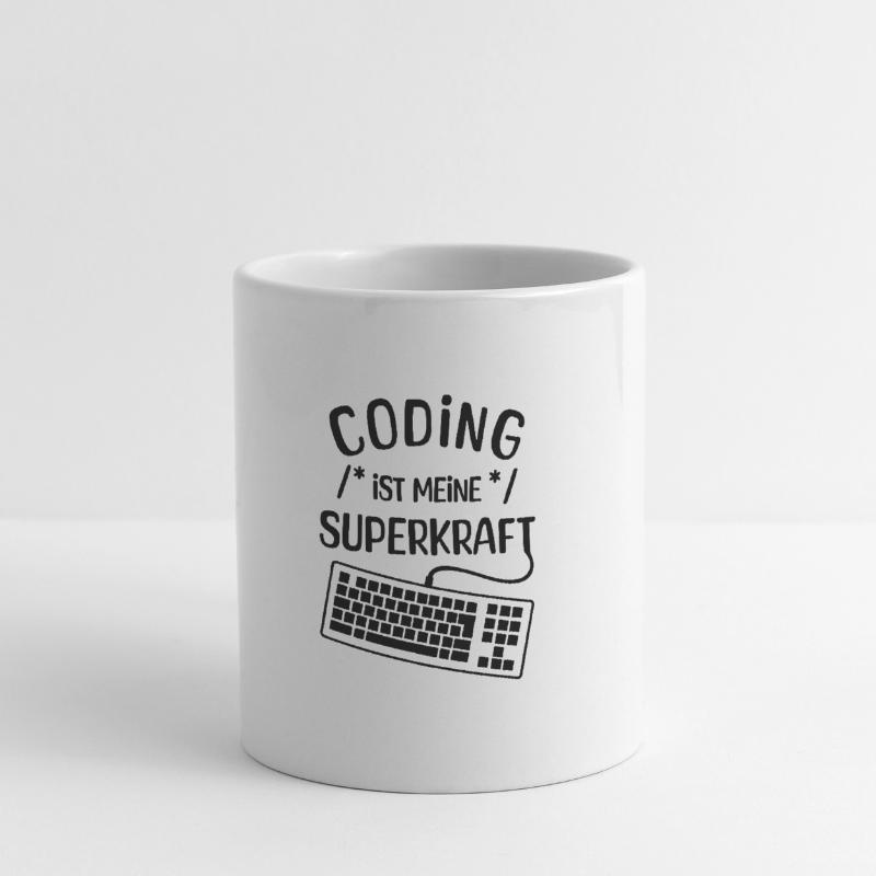 Développeur de déclaration de code informatique Computergeek Mug blanc