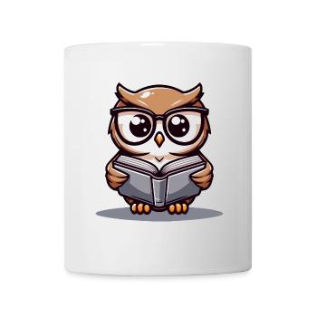 Wise Words: The Bookish Owl - Mug - white - Front