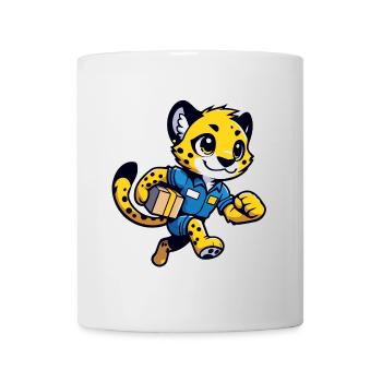 Speedster Cheetah : Le Courrier Rapide - Mug blanc - blanc - Devant