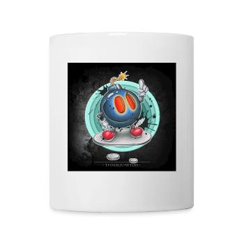 Da Bomb - Carré - Mug blanc - blanc - Devant