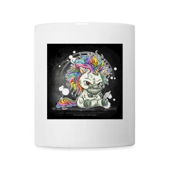 Pré-café-Mornicorne - Mug blanc - blanc - Devant