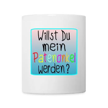 TAUFE - PATENONKEL WERDEN - Tasse - Weiß - Vorne