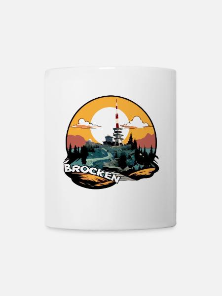 Brocken | Brocken im Harz | Brocken Sendeturm - Tasse - Weiß