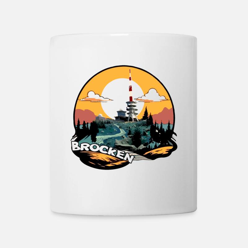 Brocken | Brocken im Harz | Brocken Sendeturm - Tasse - Weiß