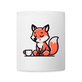 Zen Fox: The Tranquil Tea Master - Mug - white - Front