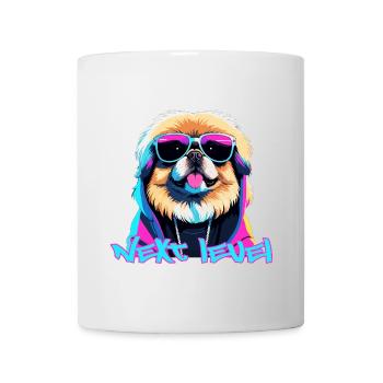 Pekingese Next Level Löwenhund Hund Geschenk - Tasse - Weiß - Vorne