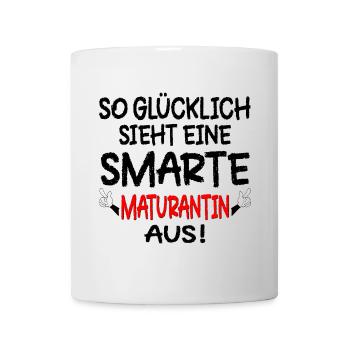 MATURA MATURANTIN GLÜCKLICH - Tasse - Weiß - Vorne