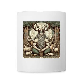 Cernunnos, dieu celte - Mug blanc - blanc - Devant