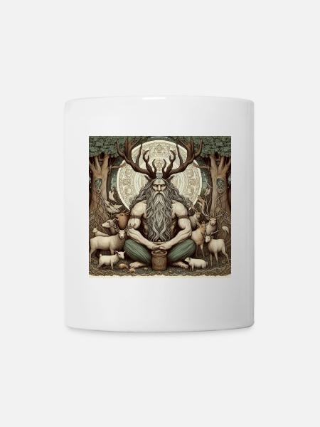 Cernunnos, dieu celte - Mug blanc - blanc
