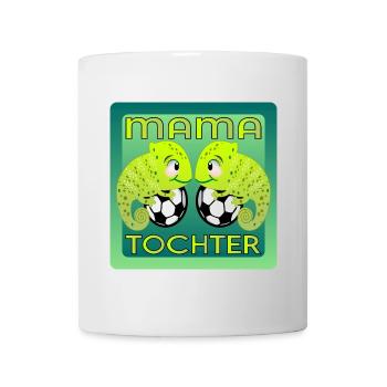 MUTTERTAG FUßBALL TOCHTER MAMA - Tasse - Weiß - Vorne