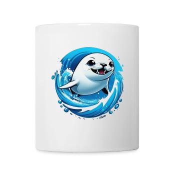 Phoque Phoque Mer - Mug blanc - blanc - Devant