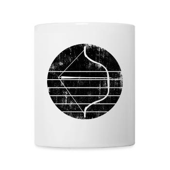 Bow and arrow - Mug - white - Front