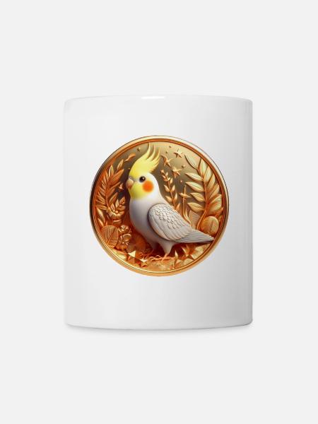 Médaille (01) - Mug blanc - blanc