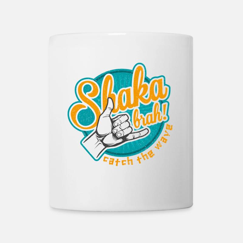 T-shirt Shaka Brah Surf Wave - Mug blanc - blanc