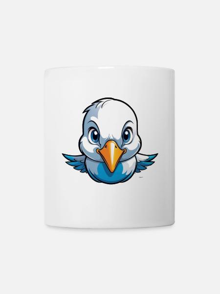 Kleines Täubchen Flieger-Ass - Tasse - Weiß