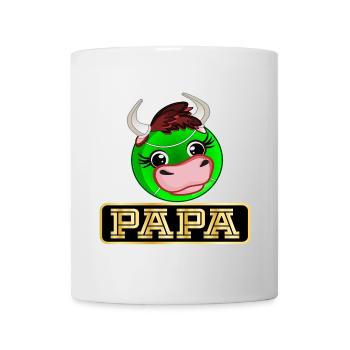 GEBURTSTAG STIER - TENNIS PAPA - Tasse - Weiß - Vorne