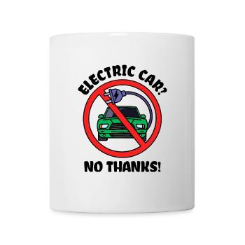 E-car Refueling Car Statement Gasoline Energy - Mug - white - Front