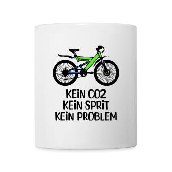 Refueling Bicycle Energy Storage Drive Statement - Mug - white - Front