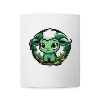Ram Lamb Goat Goat in the Forest - Mug - white - Front
