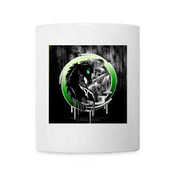 BMG -carré - Mug blanc - blanc - Devant