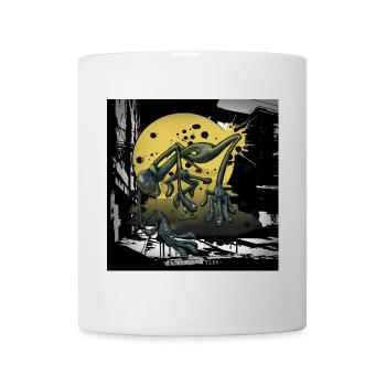Vie quotidienne - carré - Mug blanc - blanc - Devant