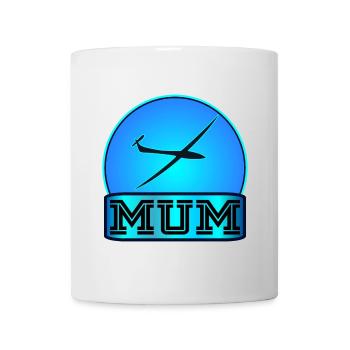 SEGELFLUGPILOTIN MAMA - Tasse - Weiß - Vorne