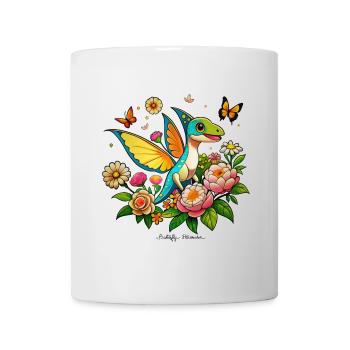 Butterfly pteranodon - Mug - white - Front
