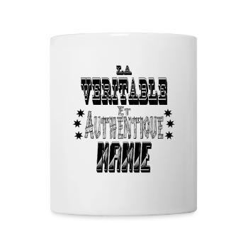 La Véritable et Authentique Mamie - Mug blanc - blanc - Devant