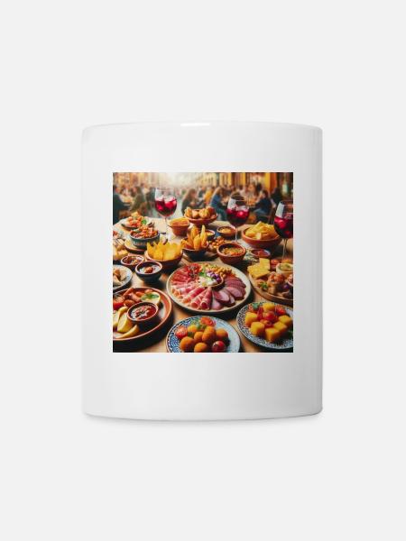 Tapas espagnoles - Mug blanc - blanc