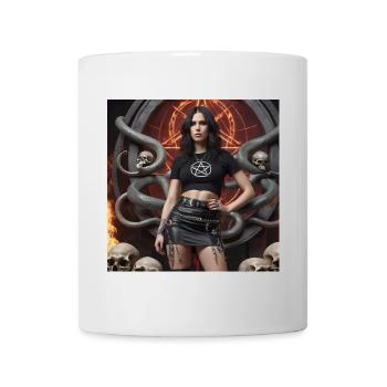 Heavy metal pose - Mug - white - Front