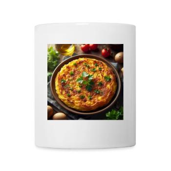 Kartoffel-Omelette - Tasse - Weiß - Vorne