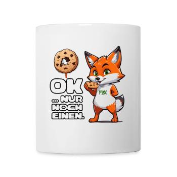 Foxy Cookie Fun - Tasse - Weiß - Vorne